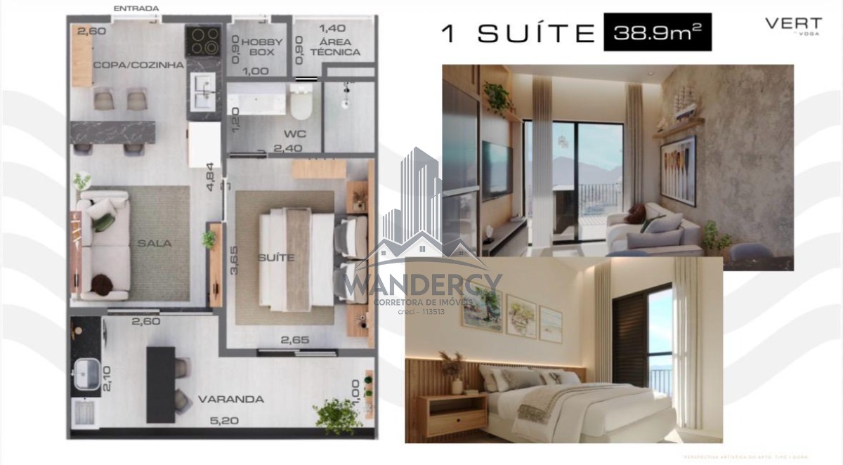 Apartamento, 1 quarto, 36 m² - Foto 22