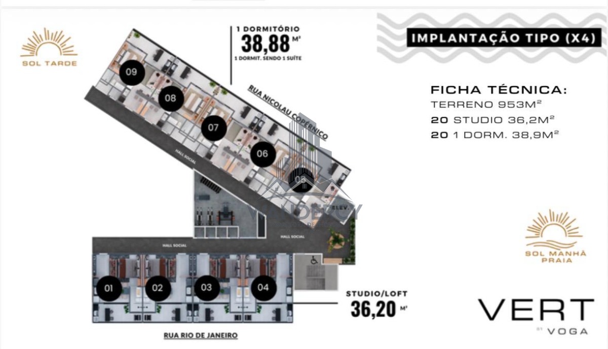 Apartamento, 1 quarto, 36 m² - Foto 13