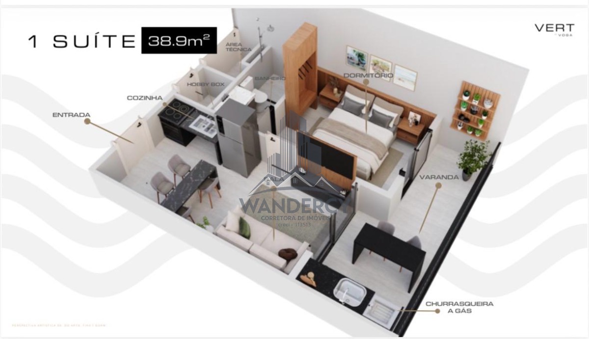 Apartamento, 1 quarto, 36 m² - Foto 20