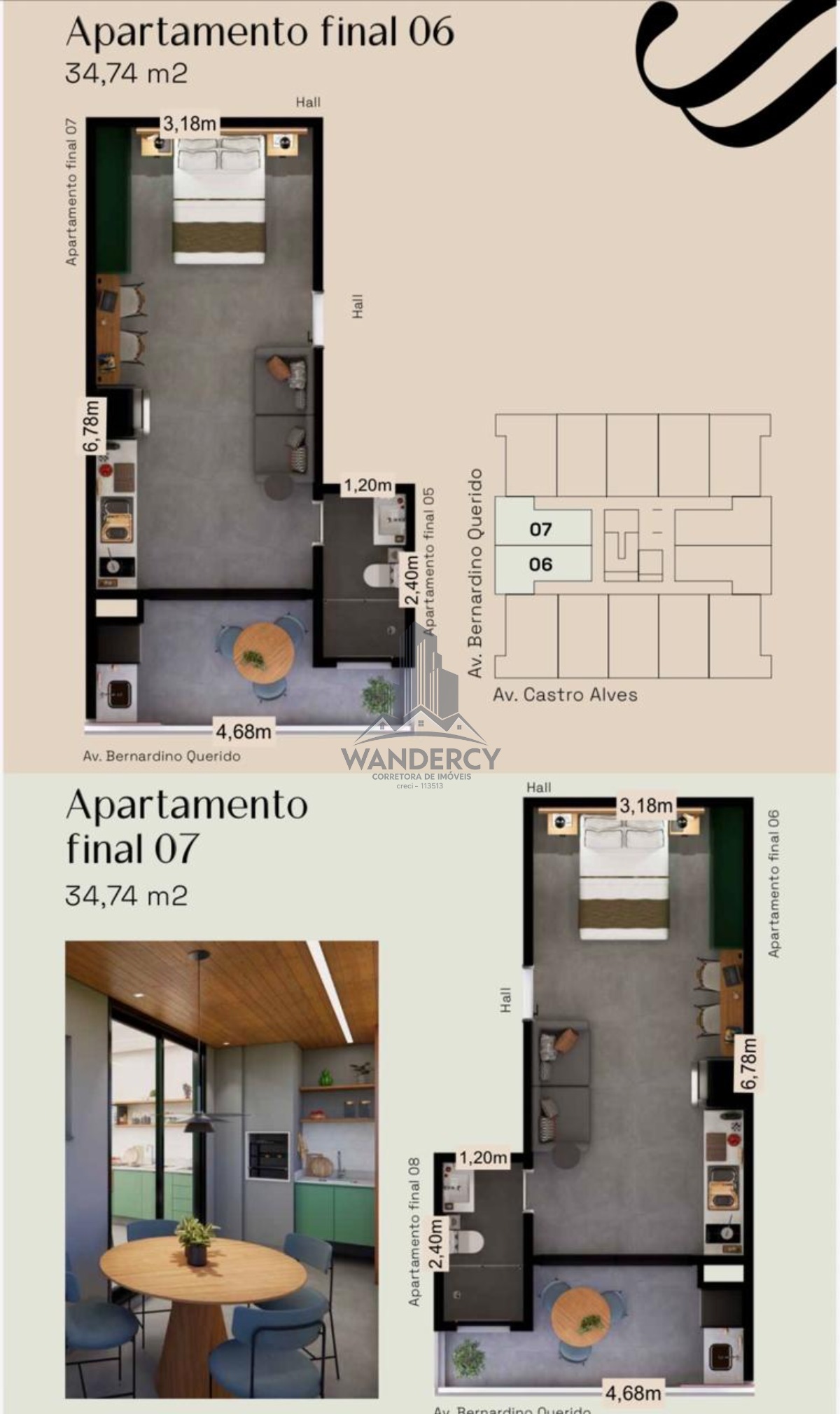 Apartamento, 1 quarto, 34 m² - Foto 16