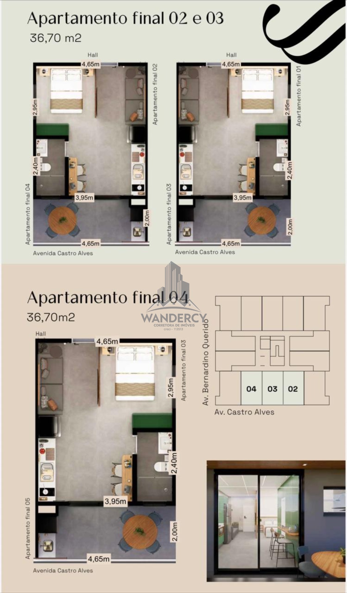 Apartamento, 1 quarto, 34 m² - Foto 14