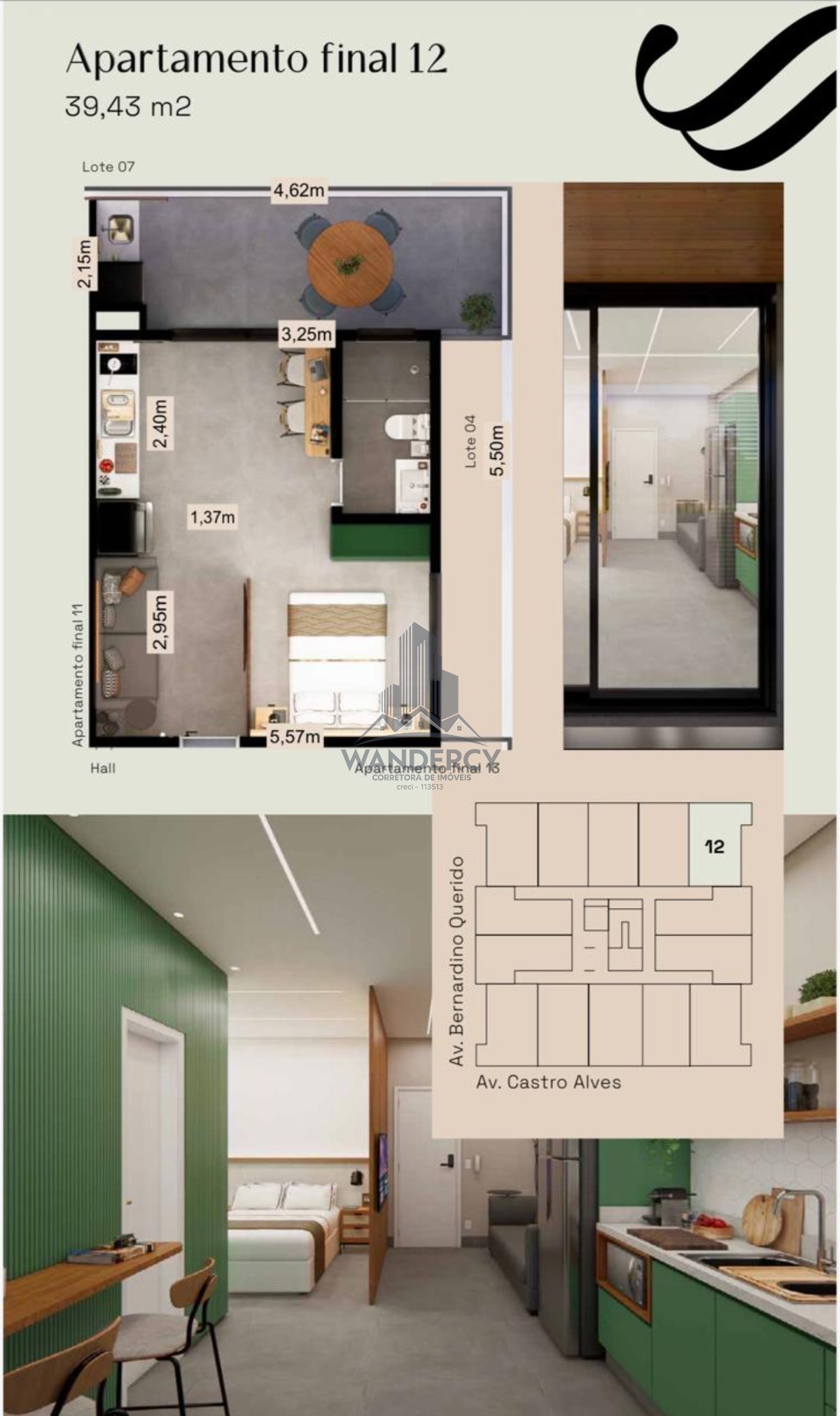 Apartamento, 1 quarto, 34 m² - Foto 21