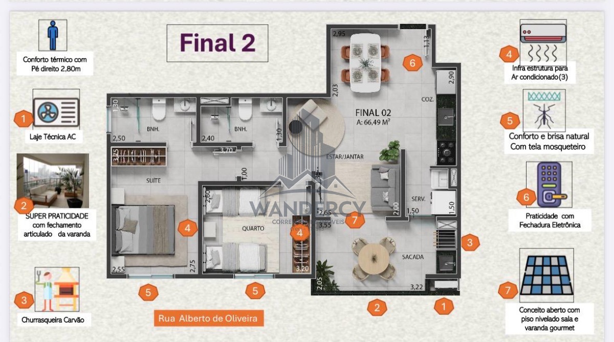 Apartamento, 2 quartos, 66 m² - Foto 13