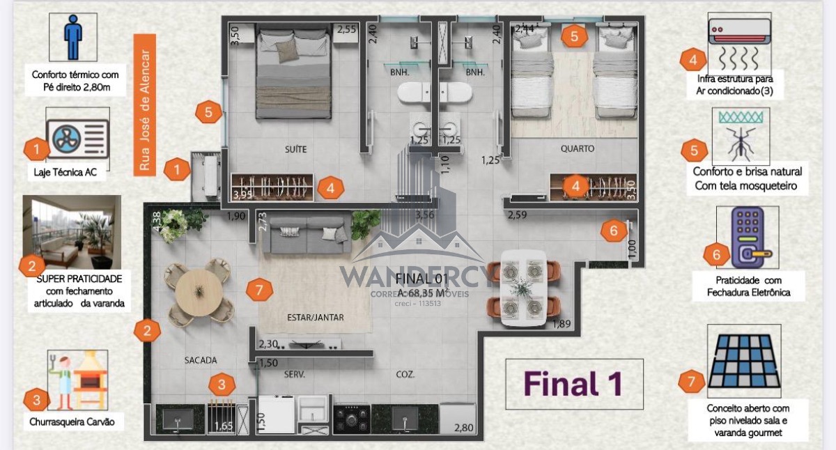 Apartamento, 2 quartos, 66 m² - Foto 11